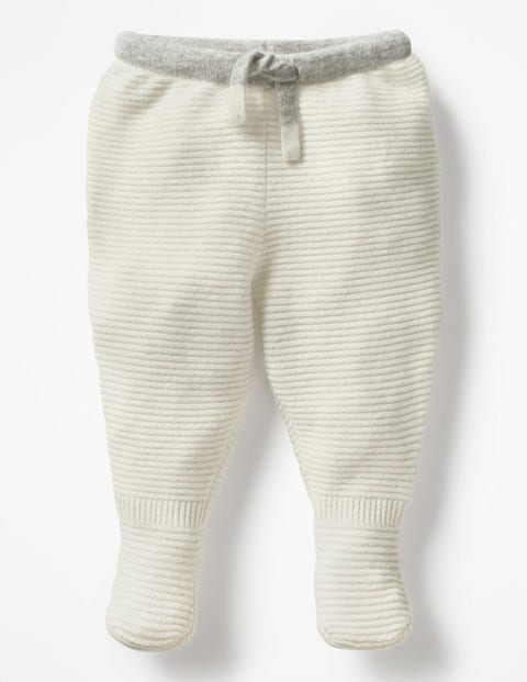 Cashmere Knitted Pants - Ecru Cashmere Knitted Pants - Ecru