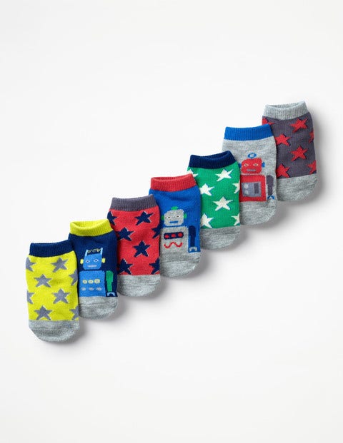 7 Pack Sock Box - Robots 7 Pack Sock Box - Robots