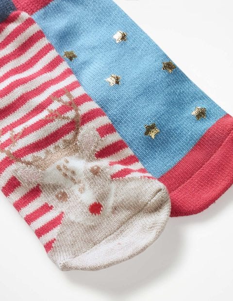 7 Pack Sock Box - Festive Animals 7 Pack Sock Box - Festive Animals