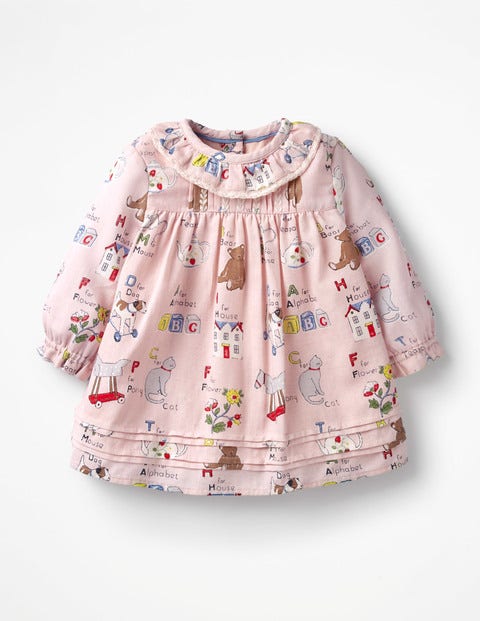 Nostalgic Pleated Dress - Multi ABC Nostalgic Pleated Dress - Multi ABC