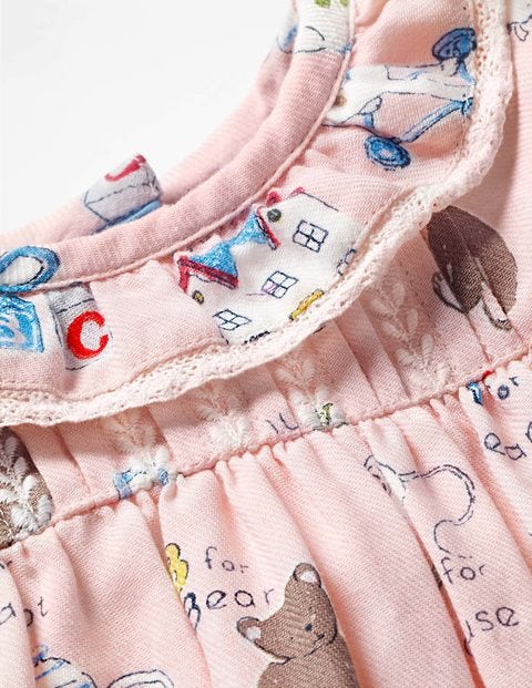 Nostalgic Pleated Dress - Multi ABC Nostalgic Pleated Dress - Multi ABC