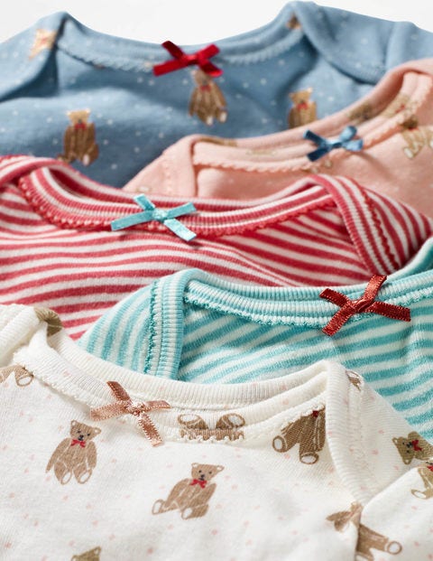 5 Pack Printed Bodysuits - Baby Bears Pack 5 Pack Printed Bodysuits - Baby Bears Pack