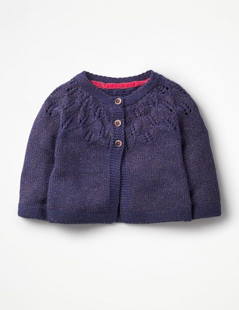 Cosy Cardigan - Prussian Blue Sparkle Cosy Cardigan - Prussian Blue Sparkle