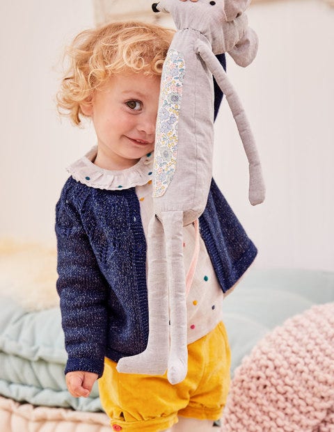 Cosy Cardigan - Prussian Blue Sparkle Cosy Cardigan - Prussian Blue Sparkle