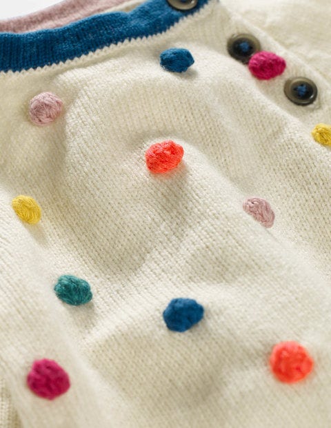 Fun Knitted Play Set - Ecru Multi Bobble Fun Knitted Play Set - Ecru Multi Bobble