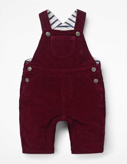 Classic Cord Overalls - Burgundy Red Classic Cord Overalls - Burgundy Red