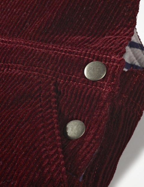 Classic Cord Overalls - Burgundy Red Classic Cord Overalls - Burgundy Red
