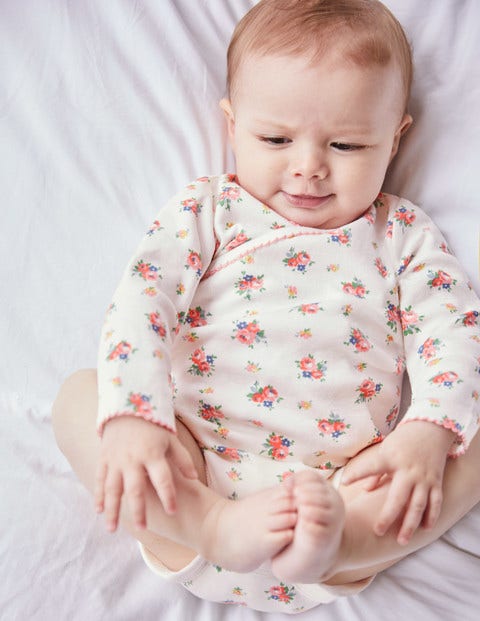 Pretty Wrap Bodysuit - Multi Vintage Spring Pretty Wrap Bodysuit - Multi Vintage Spring