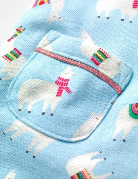 Cosy Dress - Sky Blue Llamas Cosy Dress - Sky Blue Llamas