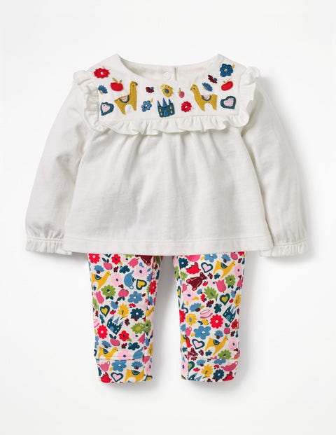 Printed Jersey Play Set - Multi Tiny Toys Embroidery Printed Jersey Play Set - Multi Tiny Toys Embroidery