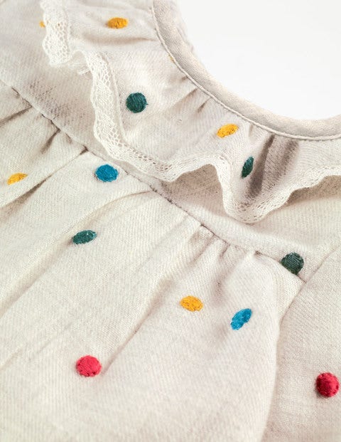 Nostalgic Woven Play Set - Multi Embroidered Spot Nostalgic Woven Play Set - Multi Embroidered Spot