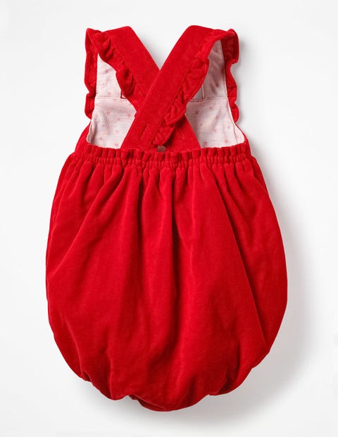 Frilly Romper - Polish Red Rocking Horse Frilly Romper - Polish Red Rocking Horse