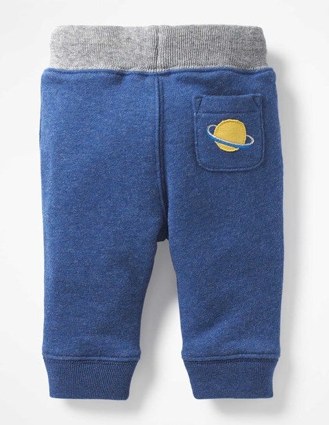 Novelty Appliqué Pants - Beacon Blue Rocket Novelty Appliqué Pants - Beacon Blue Rocket