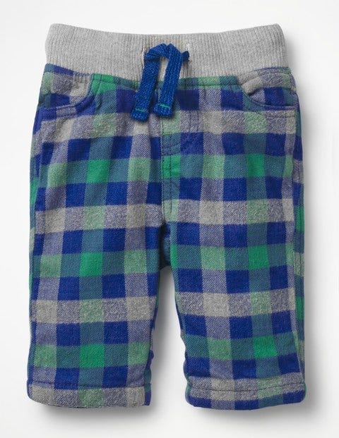 Cosy Checked Trousers - Orion Blue/Wild Green Check Cosy Checked Trousers - Orion Blue/Wild Green Check