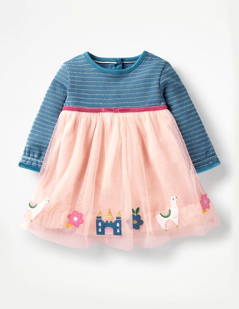 Magical Tulle Dress - Provence Dusty Pink Llamas Magical Tulle Dress - Provence Dusty Pink Llamas