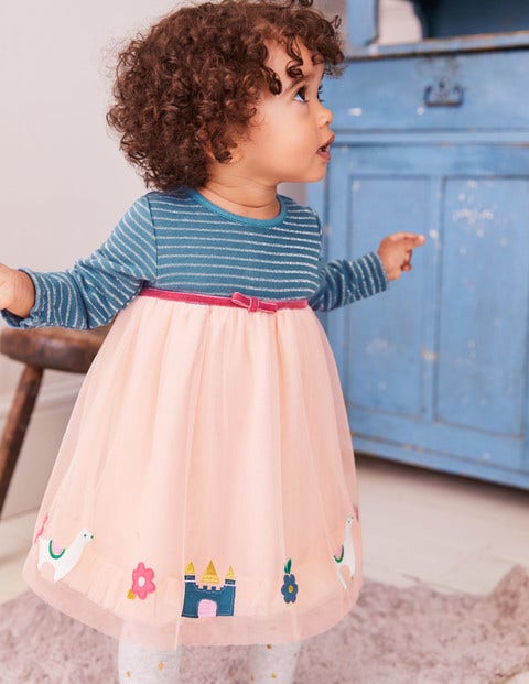 Magical Tulle Dress - Provence Dusty Pink Llamas Magical Tulle Dress - Provence Dusty Pink Llamas