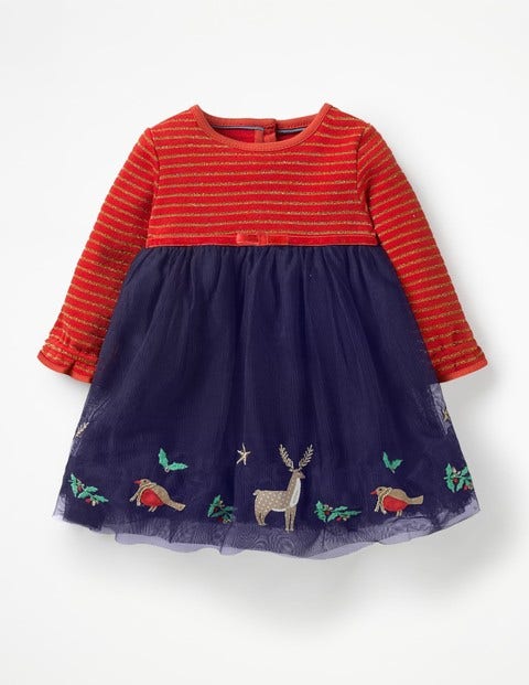 Magical Tulle Dress - Polish Red Festive Friends Magical Tulle Dress - Polish Red Festive Friends