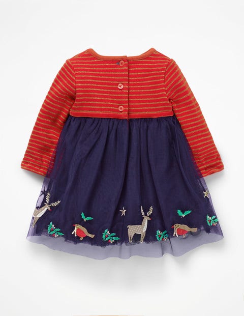 Magical Tulle Dress - Polish Red Festive Friends Magical Tulle Dress - Polish Red Festive Friends