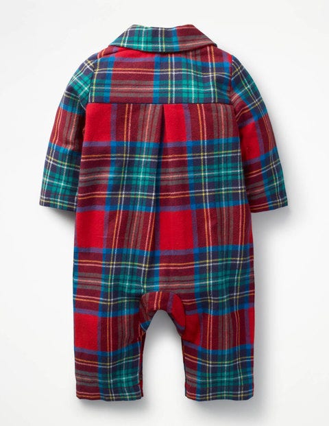 Checked Flannel All-In-One - Salsa Red Check Checked Flannel All-In-One - Salsa Red Check