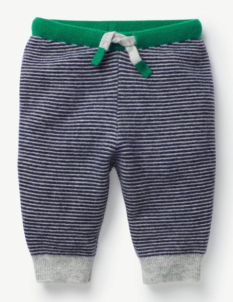 Cashmere Pants - Beacon Blue/Grey Marl Cashmere Pants - Beacon Blue/Grey Marl