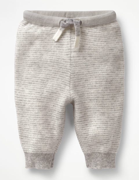 Cashmere Trousers - Silver Marl/Ecru Cashmere Trousers - Silver Marl/Ecru
