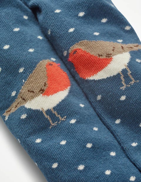 Everyday Tights - Soft Drummer Blue Robin Everyday Tights - Soft Drummer Blue Robin