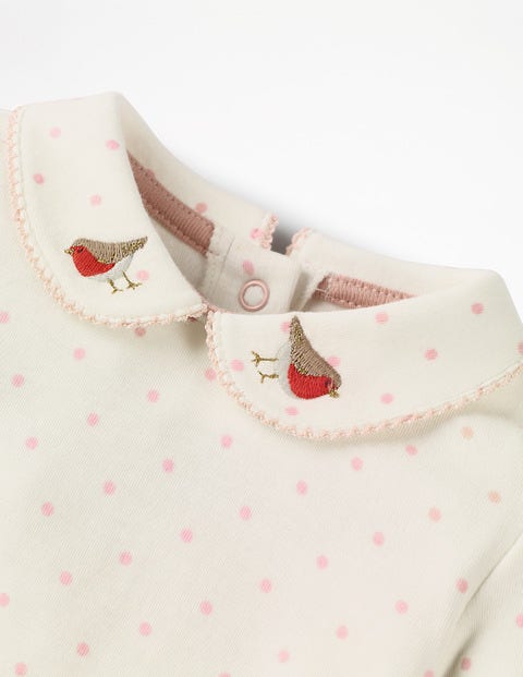 Pretty Collared Body - Provence Dusty Pink Spot Pretty Collared Body - Provence Dusty Pink Spot