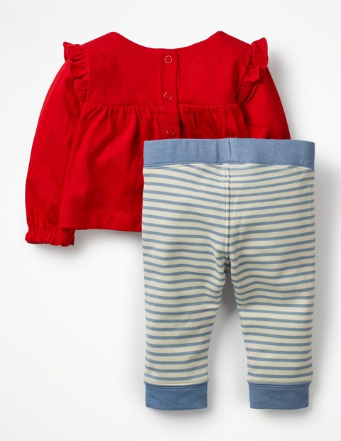 Printed Jersey Play Set - Polish Red Embroidery Printed Jersey Play Set - Polish Red Embroidery