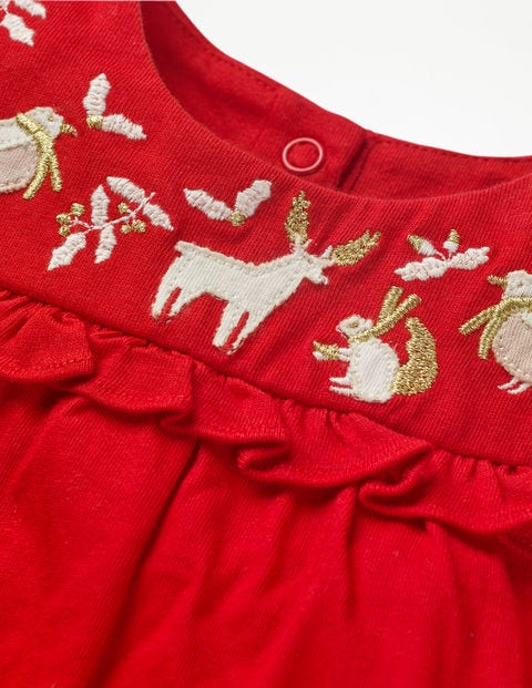 Printed Jersey Play Set - Polish Red Embroidery Printed Jersey Play Set - Polish Red Embroidery