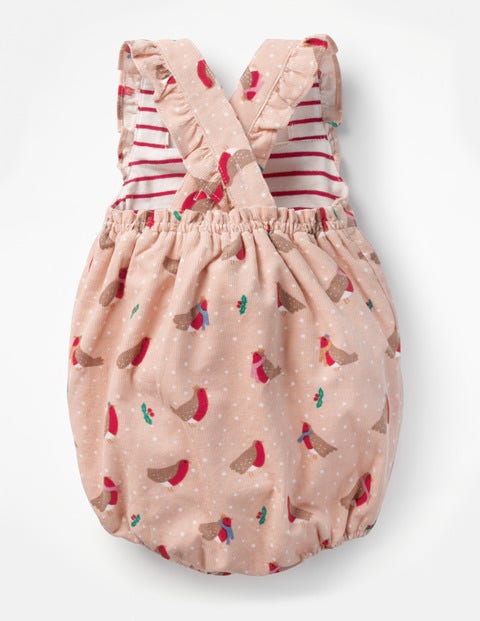 Frilly Romper - Provence Dusty Pink Robins Frilly Romper - Provence Dusty Pink Robins