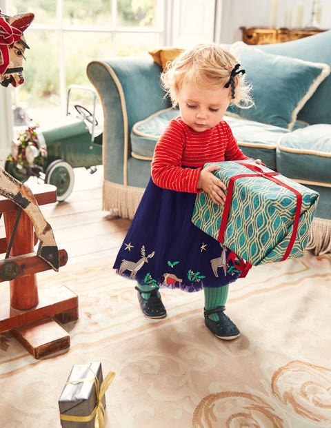 Magical Tulle Dress - Polish Red Festive Friends Magical Tulle Dress - Polish Red Festive Friends
