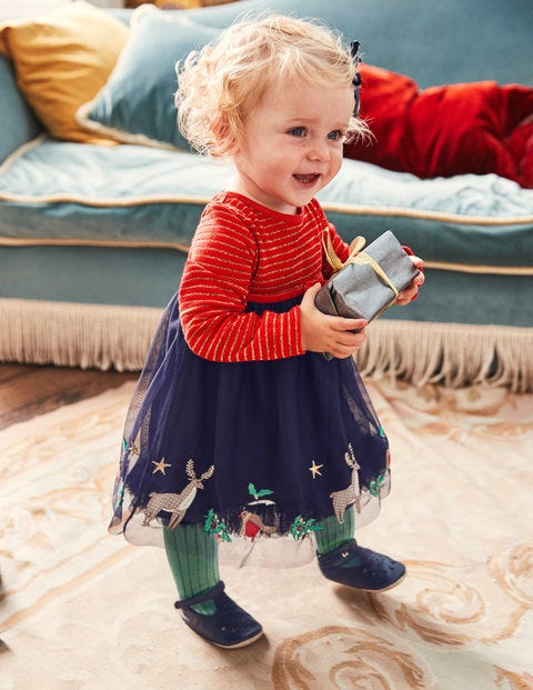 Magical Tulle Dress - Polish Red Festive Friends Magical Tulle Dress - Polish Red Festive Friends