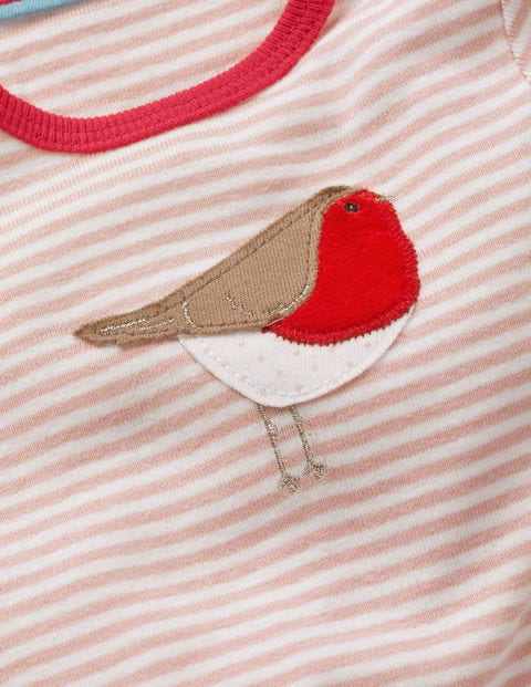 Robin Jersey Romper - Provence Dusty Pink/Ecru Robin Robin Jersey Romper - Provence Dusty Pink/Ecru Robin
