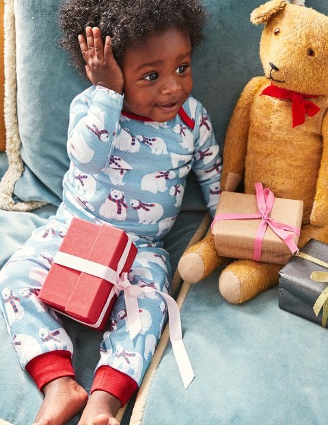 Cosy Jersey Play Set - Wren Blue Winter Bears Cosy Jersey Play Set - Wren Blue Winter Bears