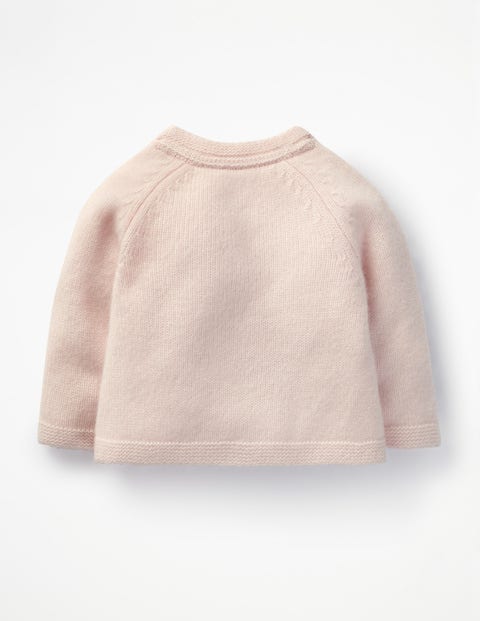 Cashmere Cardigan - Provence Dusty Pink Hearts Cashmere Cardigan - Provence Dusty Pink Hearts