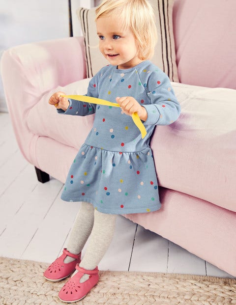 Colourful Cosy Dress - Multi Painted Spot Colourful Cosy Dress - Multi Painted Spot