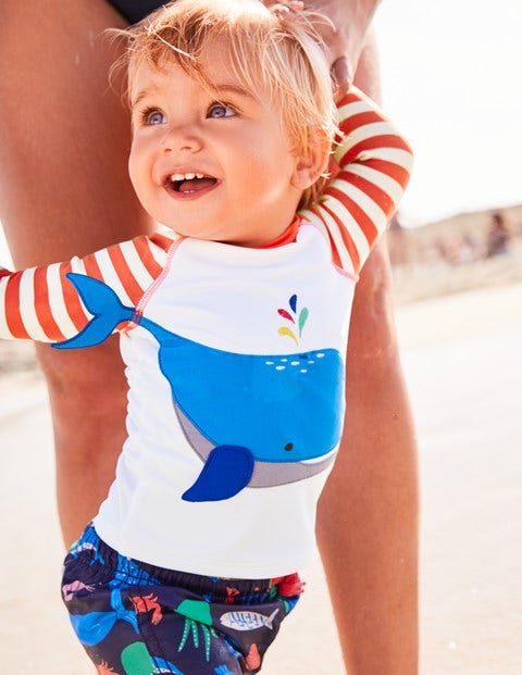 Fun Rash Vest - Ivory Whale Fun Rash Vest - Ivory Whale