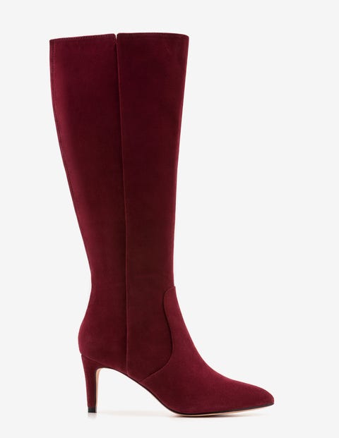 Ledbury Knee High Boots - Mulled Wine Ledbury Knee High Boots - Mulled Wine