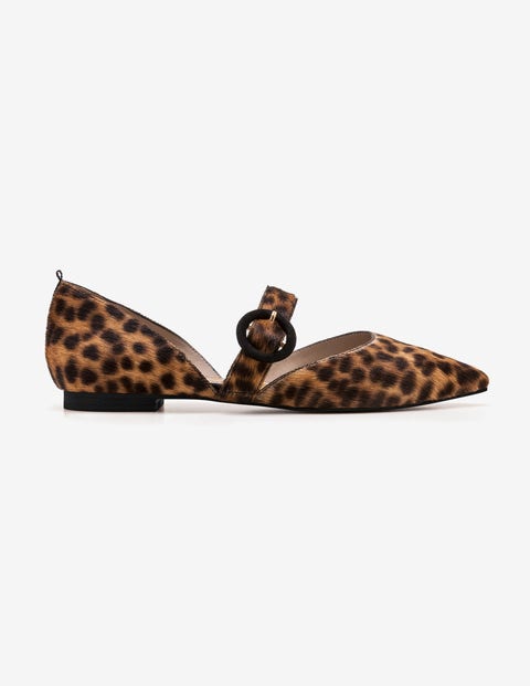Evie Pointed Flats - Tan Leopard Evie Pointed Flats - Tan Leopard