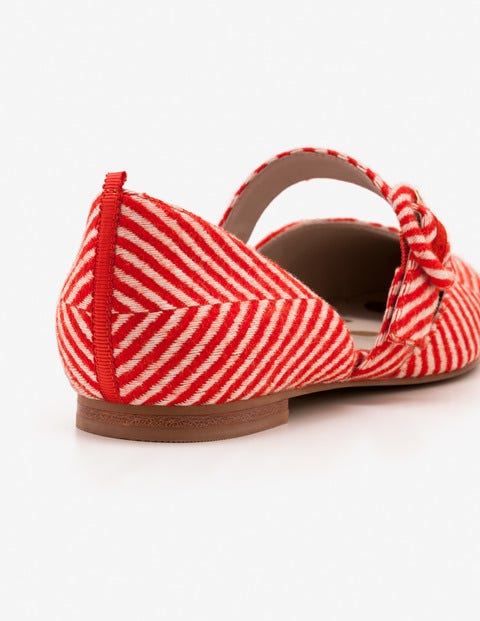 Evie Pointed Flats - Gladioli Herringbone Evie Pointed Flats - Gladioli Herringbone