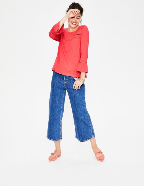 Evie Pointed Flats - Gladioli Herringbone Evie Pointed Flats - Gladioli Herringbone