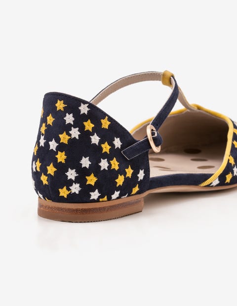 Layla T-Bar Flats - Navy Layla T-Bar Flats - Navy