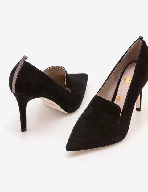 boden black heels