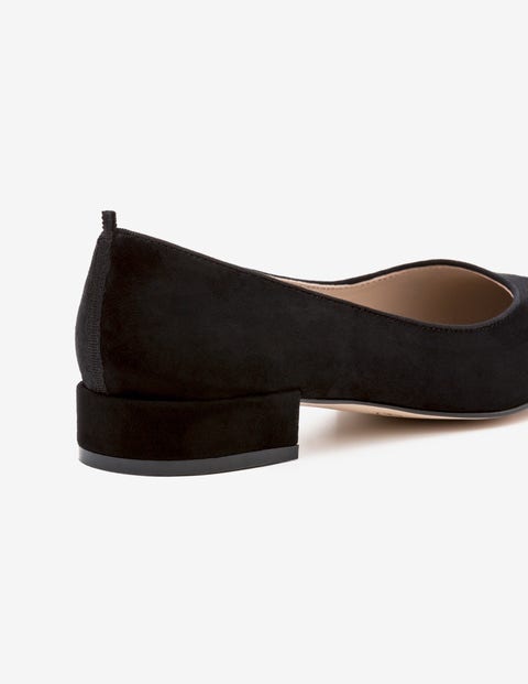 Amelie Low Heel Ballerinas - Black Amelie Low Heel Ballerinas - Black
