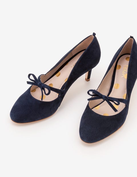 Anthea Mid Heels - Navy Anthea Mid Heels - Navy