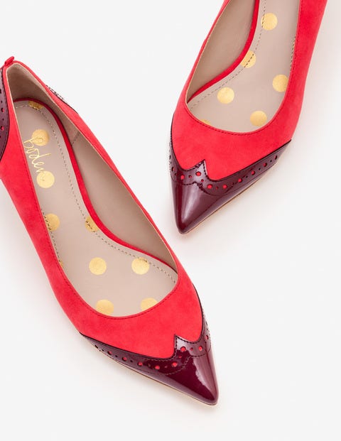 Rosamund Kitten Heels - Pop Peony Rosamund Kitten Heels - Pop Peony