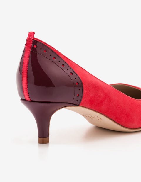 Rosamund Kitten Heels - Pop Peony Rosamund Kitten Heels - Pop Peony