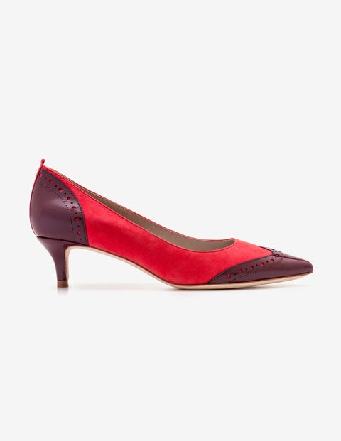 Rosamund Kitten Heels - Pop Peony Rosamund Kitten Heels - Pop Peony