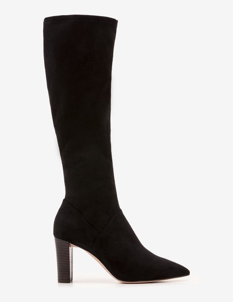 Pointed Stretch Boots - Black Pointed Stretch Boots - Black