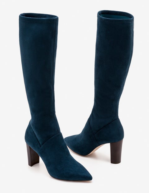 Pointed Stretch Boots - Seaweed Pointed Stretch Boots - Seaweed